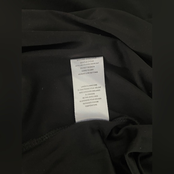 3/25 Black Lace Overlay Warehouse One Mini Dress - Picture 9 of 9